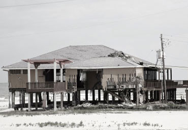 wind damage - spray foam can help prevent uplift to Jupiter roofs